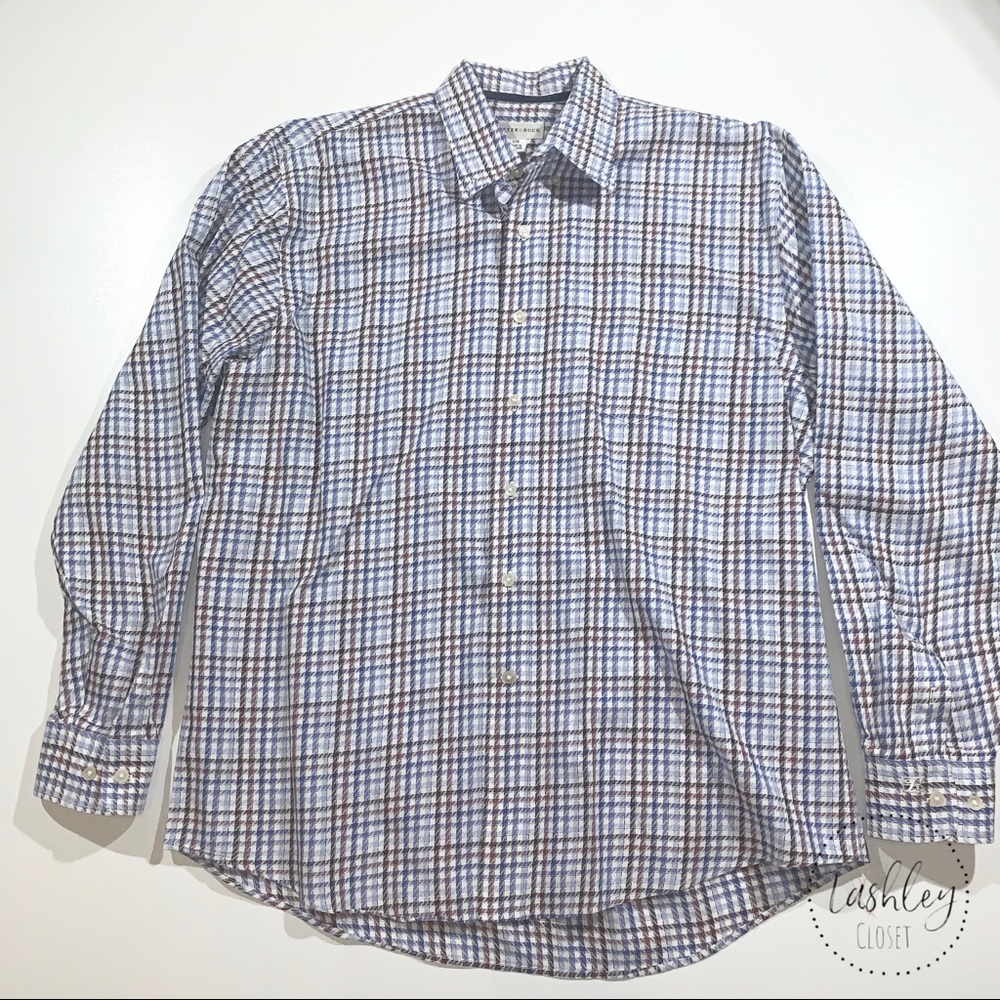CUTTER AND BUCK LONG SLEEVED BUTTON DOWN SHIRT